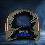 Made In Alaska Hat USA Alaska Flag Cap Patriotic Gifts