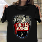DD-214 Alumni Shirt DD214 Alumni Proud Military Veteran T-Shirt Veteran Day 2021 Gift