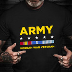 Army Korean War Veteran Shirt Proud Served US Army Korea Veteran T-Shirt Gift Ideas