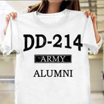 DD-214 Army Alumni Shirt Dd214 Tee Shirt Veteran Day Army Retirement Gift