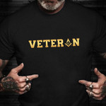 Freemason Veteran T-Shirt Proud Veteran Masonic Shirt Freemason Gifts