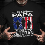 I'm A Dad Papa And A Veteran Shirt Best Gifts For Veterans Father Vets Day Gift Ideas 2021