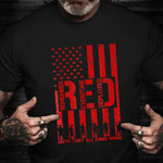 Remember Everyone Deployed Shirt Red Friday T-Shirt Patriotic Deployed Veteran Gift