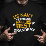 US Navy Veterans Make The Best Grandpas Shirt Vintage Tee Navy Retirement Gifts
