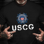USCG Veteran Shirt United States Coast Guard T-Shirt Gifts For Navy Veterans