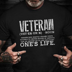 Veteran Shirt Patriotic Vet T-Shirt Veterans Day 2021 Gift Ideas For Husband