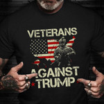 Veterans Against Trump T-Shirt Military Veterans Anti Trump Shirt Merch