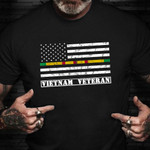 Vietnam Veteran Shirt USA Flag Patriotic Vietnam War Veteran T-Shirt Apparel