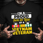 Vietnam Veteran Son-In-Law Shirt Proud Military Family Vietnam Vet T-Shirt For Son In Law