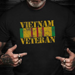 Vietnam Veteran T-Shirt Old Retro Thank You Gifts For Veteran Honor Vietnam War Vet T-Shirt