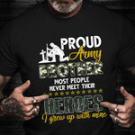 Proud Army Brother Shirt Hero Veteran Military T-Shirts Gift For Brother Veteran Day Ideas