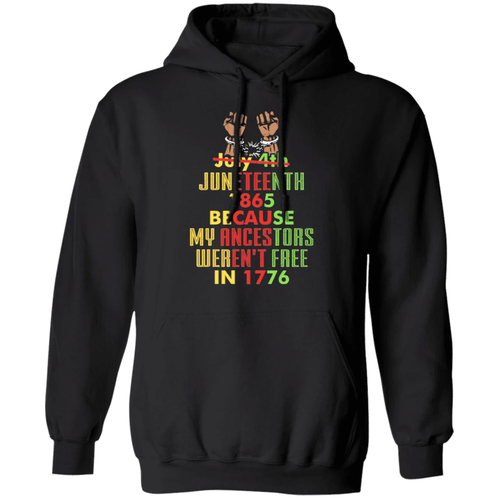 Juneteenth Hoodie No Justice No Peace Justice For George Protest