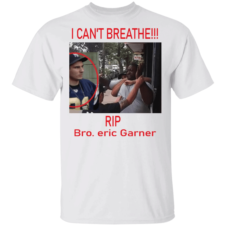 Eric Garner I Can't Breathe T-Shirt Blm Shirt George Floyd Protest Stop Killing Black People