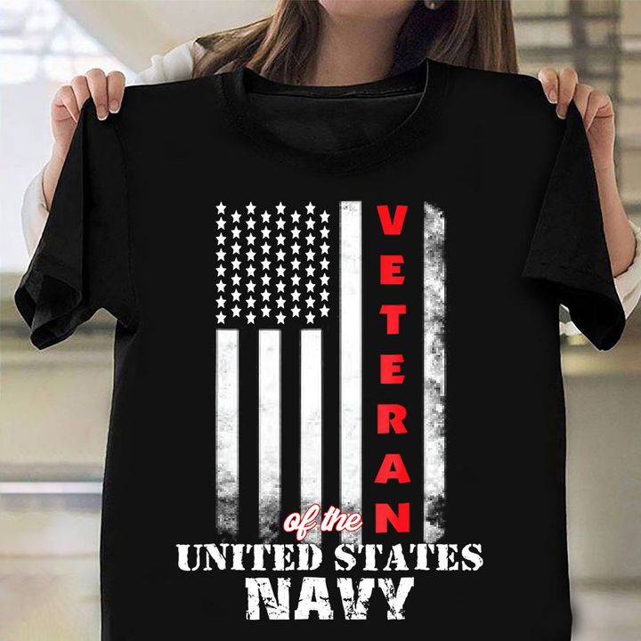 Veteran Of The United States Navy Shirt American Navy Veteran Tee Shirts Gifts For Grandpa