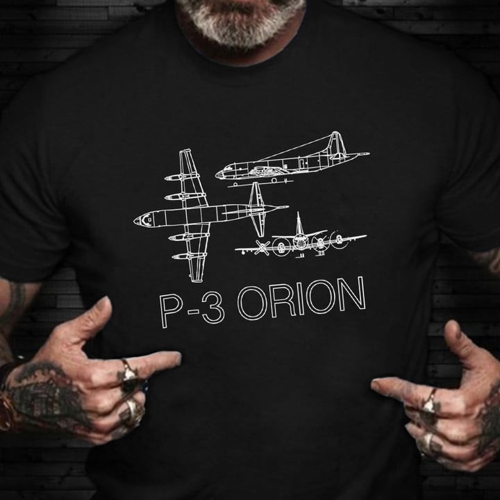 P3 Orion Shirt Naval Aviation Proud American T-Shirts Navy Veteran Gifts Ideas 2021