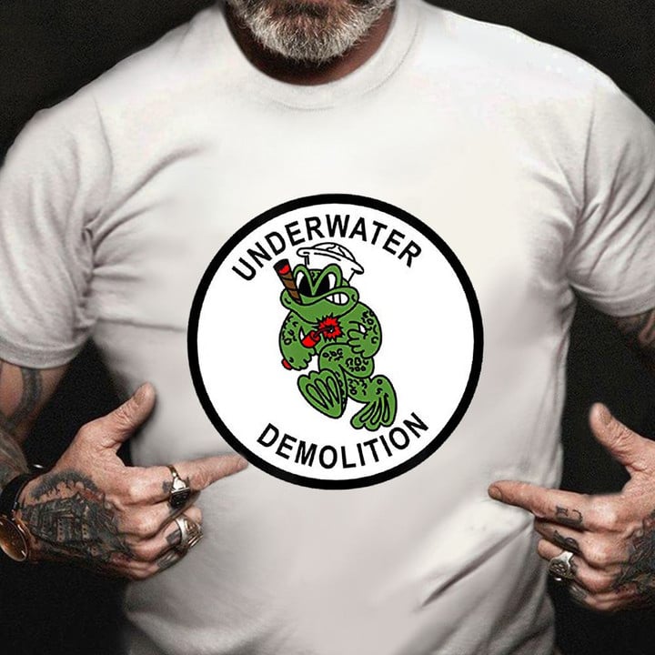 Frog Underwater Demolition Shirt Proud Frogman Veteran T-Shirt Gifts For Navy Veterans