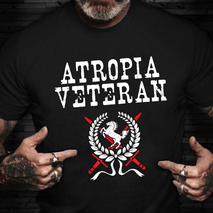 Atropia Veteran T-Shirt Military Pride War Shirt Gift Ideas For Veterans