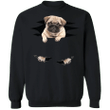 Lovely 3D Pug Printing inside Men and Women Sweater Winter Fashion Sweatshirt