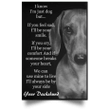 Dachshund I Know I'm Just A Dog Poster Gift For Dog Lovers