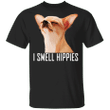 Chihuahua Ronald Reagan I Smell Hippes Shirt Best Gift For Dog Lovers