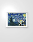 Chihuahua The Starry Night by Vincent Van Gogh Poster Print I Survived 2020 Poster Bedroom Wall Decor