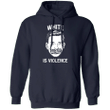 George Floyd White Silence Is Violence Hoodie Black Lives Matter Protest