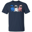 3 Pug American Flag 4th Of July Dog Lover Pug Shirts