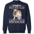 Whew That Was Close Bulldog Cute Dog Sweater Gifts For Relatives