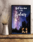 Yorkshire Terrier Best Dog Mom In The Galaxy Poster - Cute Poster First Mother's Day Gift Ideas
