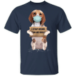 Beagle I Stay Home For My Kids T-Shirt Sayings
