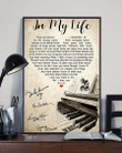 The Beatles Poster In My Life Song Lyric Vintage Quote