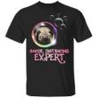 Pug Social Distancing Expert T-Shirt Gift For Dog Lover