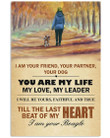 Beagle I Am Your Friend Your Partner Your Dog Inspirational Posters Wall Decor