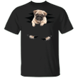 Lovely 3D Pug Printing inside Men and Women Shirts Fashion T-Shirts