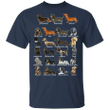 Dachshund Colors & Patterns Wiener Dog Shirt - Dachshund Shirt