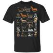 Dachshund Colors & Patterns Wiener Dog Shirt - Dachshund Shirt