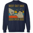 Vintage Best Cat Dad Ever Bump Funny Cat Dad Shirt