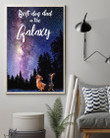 Dachshund Best Dog Dad In The Galaxy Poster - Funny Poster First Father's Day Gift Ideas