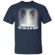 Arizona And American Flag The X-Ray Of My Heart T-Shirt Patriotic Gifts
