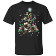 Frenchie Christmas Tree T-Shirt Awesome Frenchie Snowflake Shirt Christmas Gift For Dog Owner