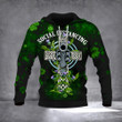 Social Distancing Celtic Cross Hoodie Lucky Shamrock Hoodie Patrick's Day Gift For Him