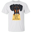 Dachshund Short Legs Big Attitude T-Shirt Funny Weiner Dog Shirt With Saying Gift For Dog Lover