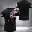 Trucker American Flag 3D T-Shirt Honor Truck Driver US Flag Christmas Gifts For Truck Drivers