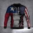 Texas Flag Star American Flag 3D Hoodie Pullover Hoodie Pride Gift For Texas For Patriotic