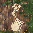 2020 Commemorative Ornament Wash Your Hands Quarantine Warning Christmas Tree Decorating