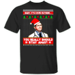 Dr Fauci You Really Should Stay Away T-Shirt Xmas Snow Falling Shirt Designs Gifts For Family