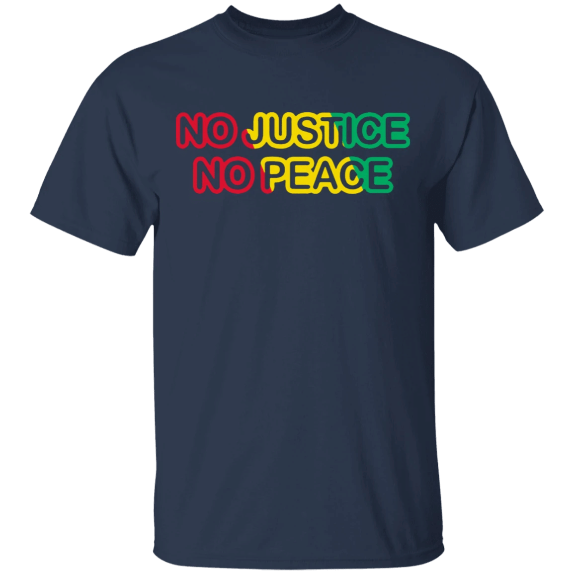 No Justice No Peace T-Shirt African Sign Against Racism BLM Feminist Shirts Justice For Breonna