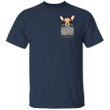 Angry Chihuahua Pocket Shirt Cute Dog Funny Graphic Tee For Men Women Gift For Pet Lover