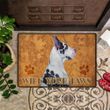 Wipe Your Paws Door Mat Great Dane Dog Doormat Funny Dog Front Outdoor Cute Doormat Washable