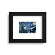 Sloth The Starry Night by Vincent Van Gogh Framed Art Print Wall Decor Gift For Sloth Lover